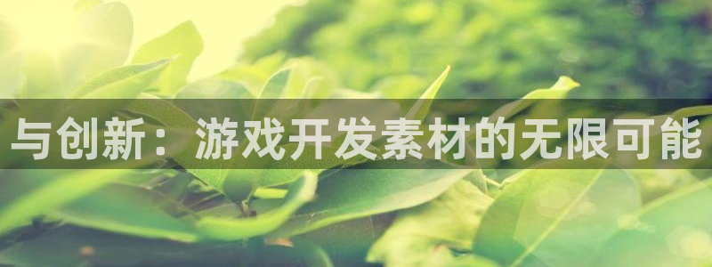 沐鸣2挂机注册：与创新：游戏开发素材的无限可能