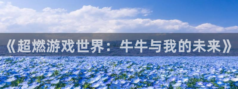 沐鸣2登录测速：《超燃游戏世界：牛牛与我的未来》